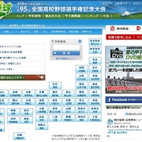 朝日新聞デジタル　高校野球　HP