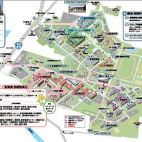 三重大学内の地図