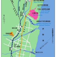 津市の地図