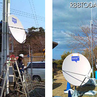 伝送路が切断した基地局に対する衛星回線を活用した通信対策 伝送路が切断した基地局に対する衛星回線を活用した通信対策