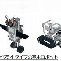 学べる4タイプの基本ロボット