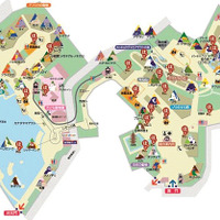 上野動物園ほっとポイント地図（イメージ）