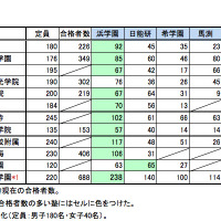 関西人気塾の難関校合格者数（2014年度版）