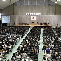 麗澤大学　入学式　昨年の様子