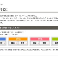 2014年6月に実施された全国テストの出題例