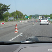 東北自動車道。東日本大震災発生から3か月