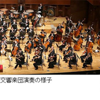 大阪フィルハーモニー交響楽団の演奏と指揮者体験の様子