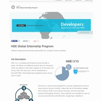 HDE Global Internship Program