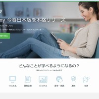 日本版Udemyのホームページ