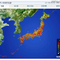 群馬県館林市などで35度以上を観測、東京でも初の真夏日に 16時現在でも30度以上の地点が多い