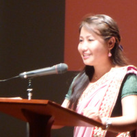 アジア女子大学卒業生 Drishya Gurung氏によるスピーチ