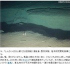 地震による亀裂や断層がくっきり「しんかい6500」海底写真 画像