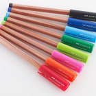 鉛筆用木材を使ったナチュラルテイストのカラーボールペン 画像