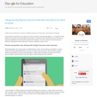 保護者向け連絡機能追加、Google Classroomアップデート 画像