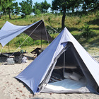 遮光コーティングで日差しと熱をカット、夏キャンプ向け「ワンポールテント」 画像