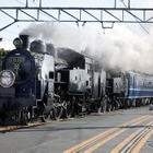 東武C11蒸気機関車が重連デモ、2両連結牽引…動画レポート 画像