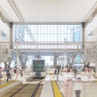 2階に乗り入れる路面電車…広島駅の新駅ビル3月着工 画像