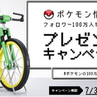 初代「ポケモン赤・緑」100万円自転車が当たるキャンペーン