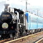 京都鉄博「SLスチーム号」客車が青い12系に 画像