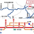 NEXCO中日本、中央道・高井戸～八王子間で車線規制5/7-26 画像