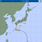 台風10号、西日本に接近・上陸の恐れ…交通への影響も 画像