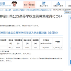 【高校受験2025】神奈川県公立高、全日制4万58人募集…前年度比550人減 画像