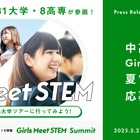 学びや仕事体験「Girls Meet STEM 2025夏ツアー」中高生女子募集