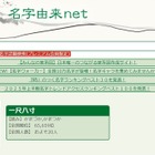 全国に20人しかいない「一尺八寸」名字トレンドランキング
