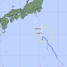 【台風2号】熱帯低気圧に変化、八丈島周辺は24日夜から大雨に警戒