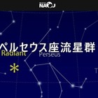 ペルセウス座流星群、8/11から3夜がチャンス