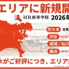 【高校受験2026】渋谷や横浜など「HR高等学院」新キャンパス開校