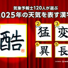 今年の天気を表す漢字「酷」過去最高の平均気温