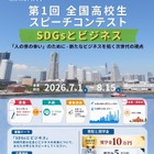 高校生スピーチコンテスト「SDGsとビジネス」8/15締切