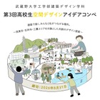 武蔵野大、高校生対象「空間デザインアイデア」作品募集