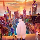 ディズニーの「ベイマックス」日本オリジナルポスター、まるで日本の夕焼け 画像