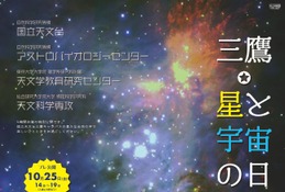 国立天文台三鷹「星と宇宙の日」天体観望会など10/25・26 画像